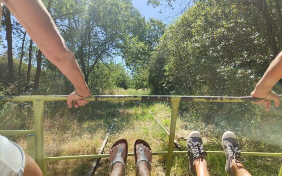 Micro-aventure : le Vélorail du Canal du Midi